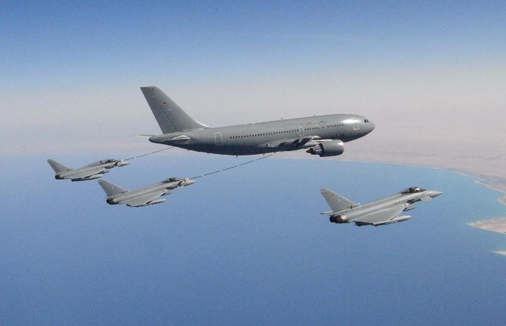 Airbus A310MRTT while refuelling Airbus A310MRTT while refuelling